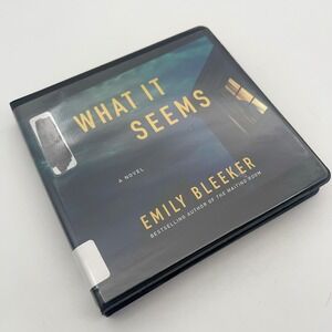 What It Seems Emily Bleeker Audiobook CD Unabridged Thriller Novel 8 Discs